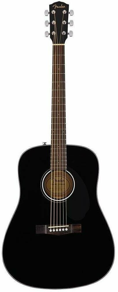 Акустическая гитара Fender CD-60S Black WN