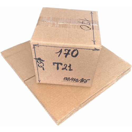 Коробки для хранения, Коробки картонные Т-21, 170*170*155 20 шт,