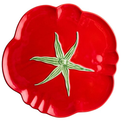 Блюдо "Томат", диаметр 30 см, цвет красный, керамика, Bordallo Pinheiro, BOR65022230