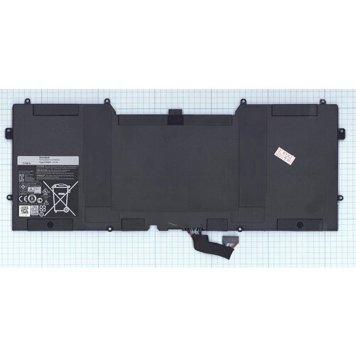 аккумуляторная батарея iqzip для ноутбука dell xps 13 ultrabook l321x l322x y9n00 6000mah oem Аккумулятор C4K9V для ноутбука Dell XPS 12 9Q33 7.4V 55Wh (7300mAh) черный