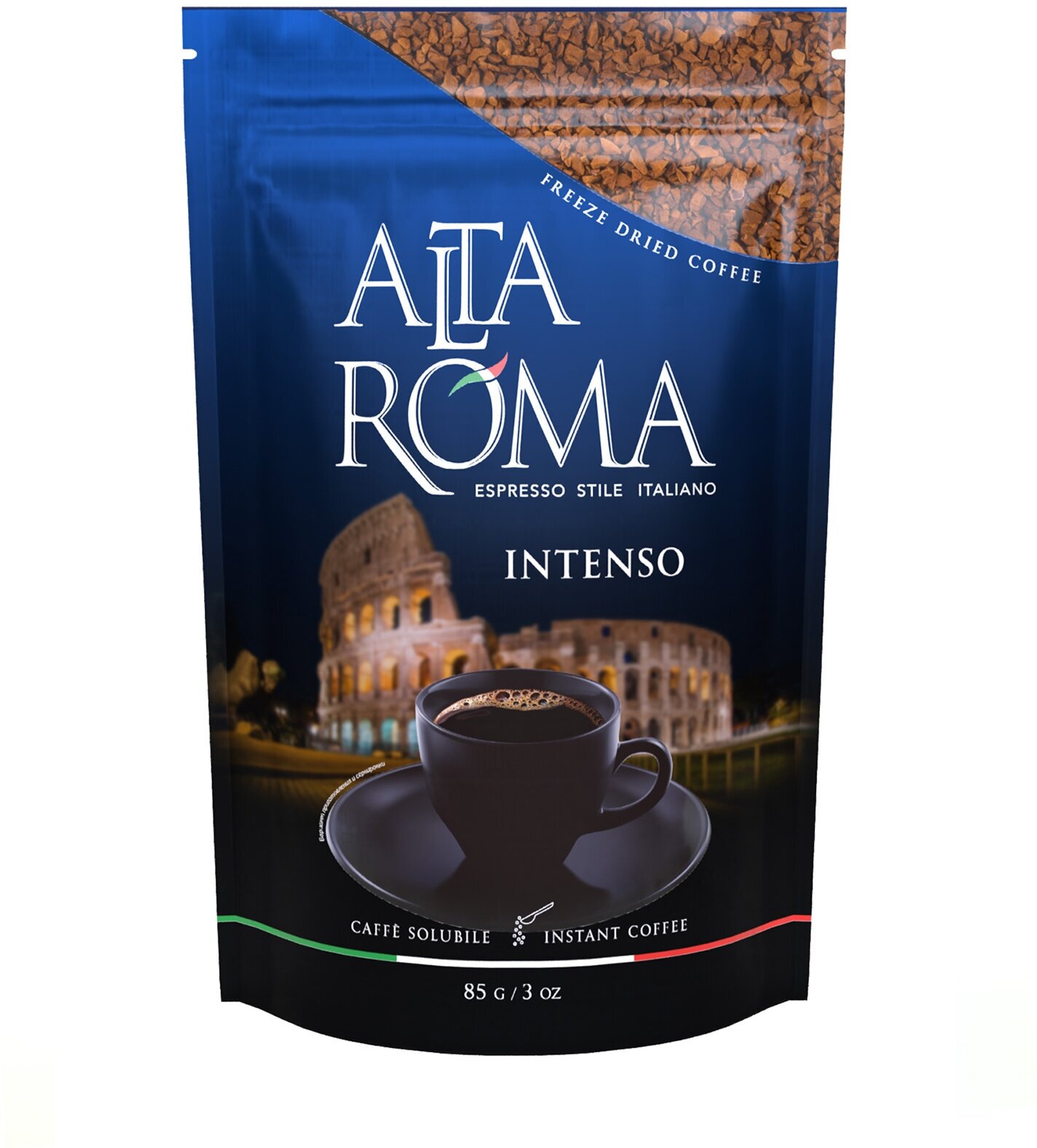 Кофе сублимированный Alta Roma Intenso, 85г - фотография № 2