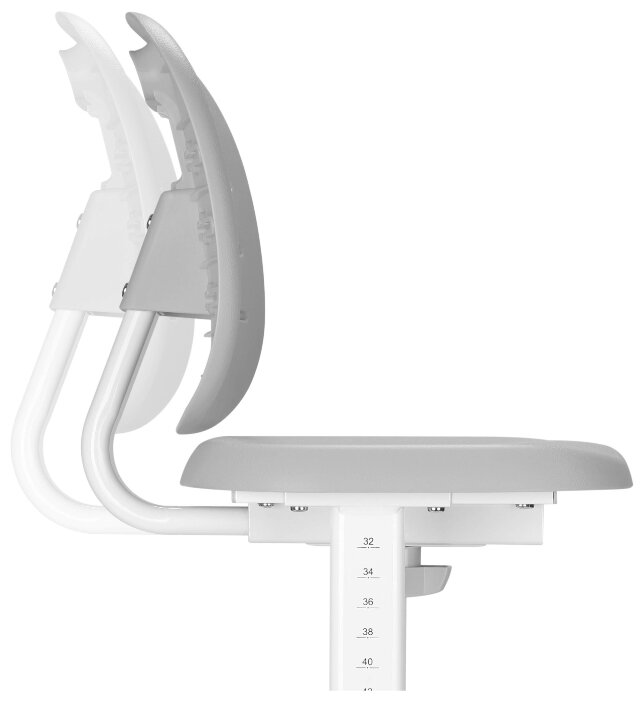 Комплект Anatomica Karina Lite парта + стул белый/серый - фотография № 9