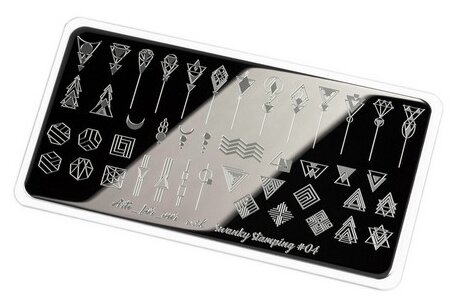 Swanky Stamping пластина Arti For You 04 12 х 6 см black