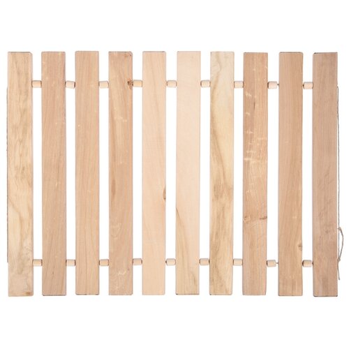 коврик деревянный 500 1 5м ш 120 липа осина Коврик-сидушка Банные штучки, липовая рейка (Б класса), 46x35x1 см