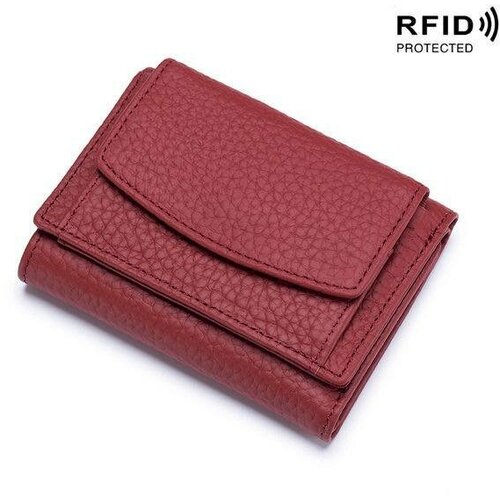 фото Кошелек , фактура зернистая, бордовый bgt