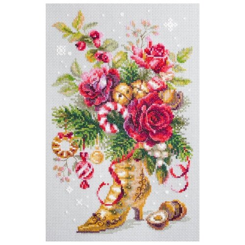 фото Набор рождественский сюрприз 17х27см чудесная игла 100-270