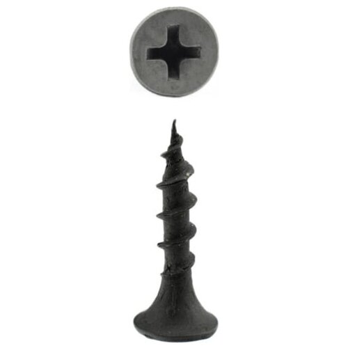 Саморезы 3,5х16мм черные для крепления гипсокартона к дереву 1 кг