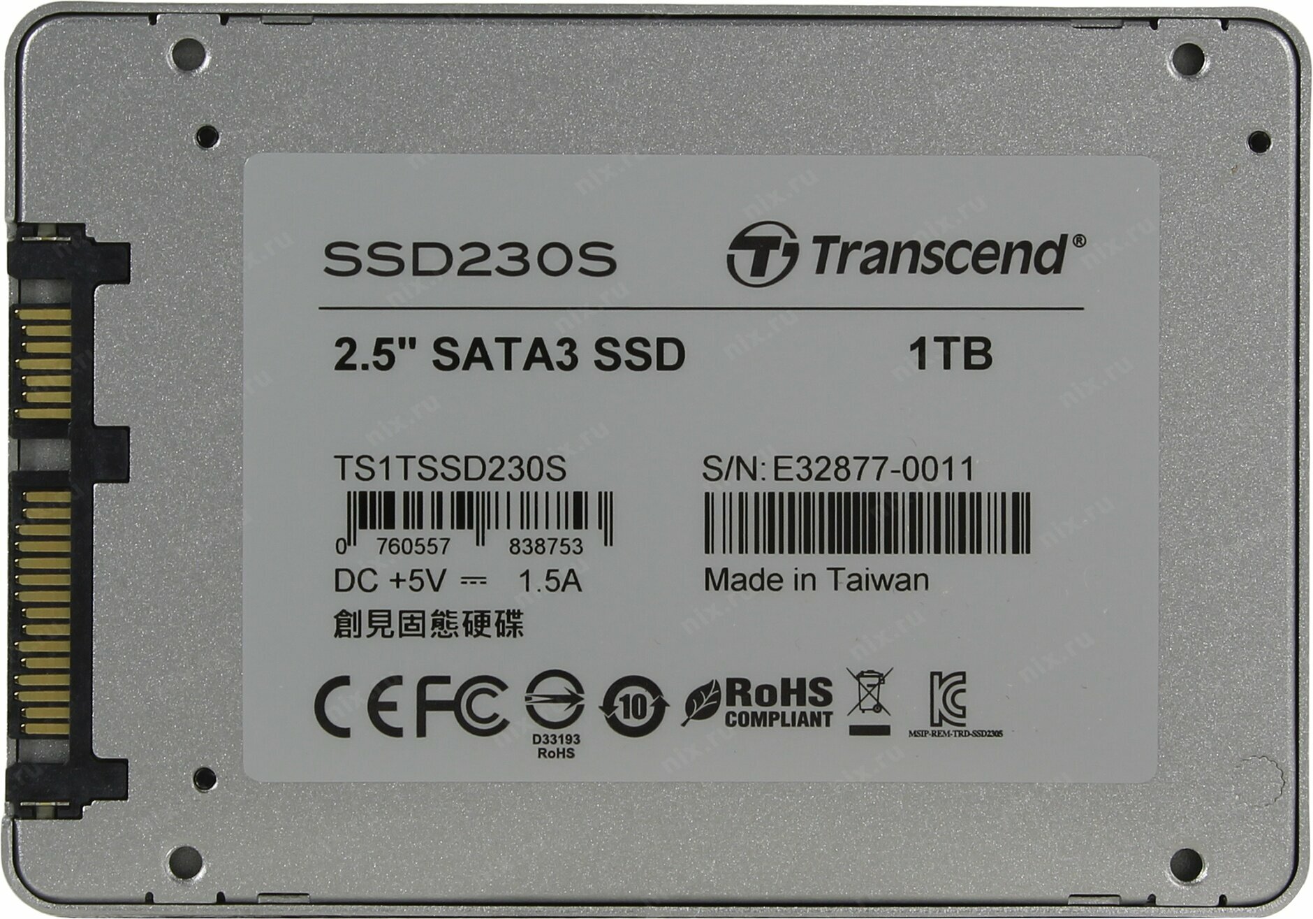 Transcend 1TB SSD, 2.5", SATA III 6Gb/s SSD230 3D NAND - фото №12