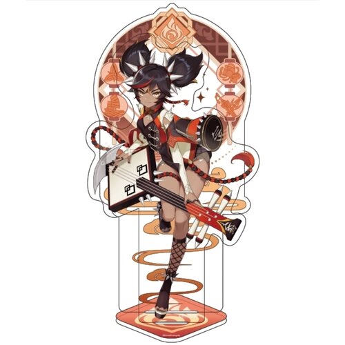 Фигурка miHoYo Liyue Character Standee Xinyan, 15.5 см фигурка mihoyo liyue character standee xiao 15 см