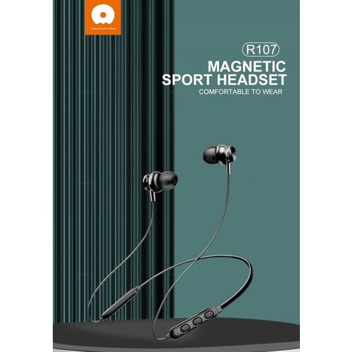 Беспроводные наушники с шейным ободком WuW R107 black черный BLUTOOTH-Гарнитура bluetooth наушники TWS 39000₽