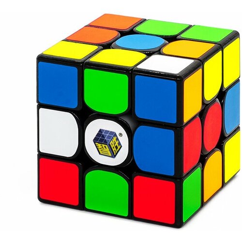 Скоростной кубик Рубика YuXin 3x3 HuangLong 3х3 / Головоломка для подарка / Черный пластик