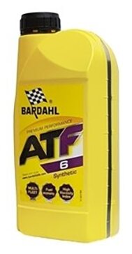 Трансмиссионное масло Bardahl ATF 6 1 л