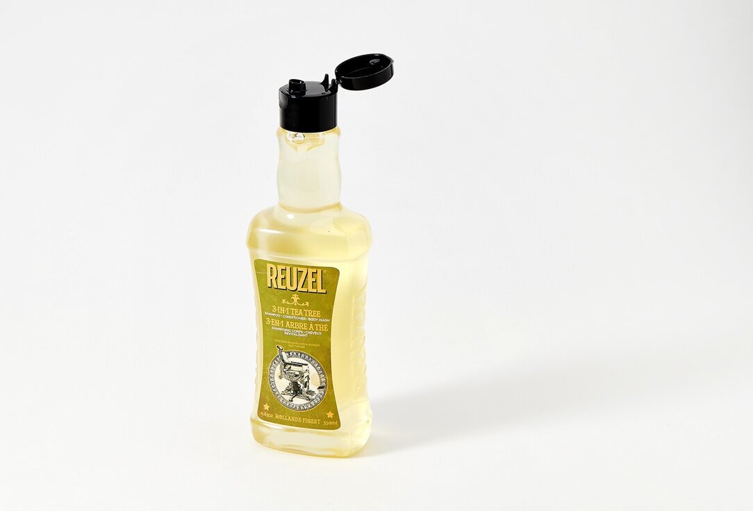 Мужской шампунь 3 в 1 с маслом чайного дерева Reuzel 3-in-1 Tea Tree Shampoo, 350 мл — фото 1