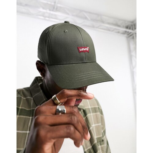 фото Бейсболка levi's, размер os, зеленый