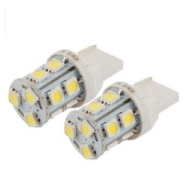 Светодиод 12V 21W (7440) (габариты поворот стоп) (T20/W21W/ W316d) TS137 белый блистер 2шт