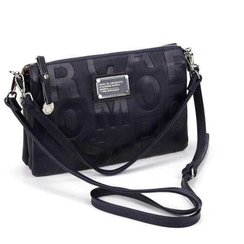 фото Женская кожаная сумка d-6288 д.блу decoratta