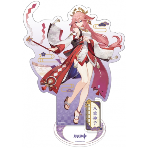 Акриловая фигурка Inazuma Character Standee Yae Miko 6974696618495 фигурка mihoyo genshin impact inazuma character standee yae miko 15 5 см