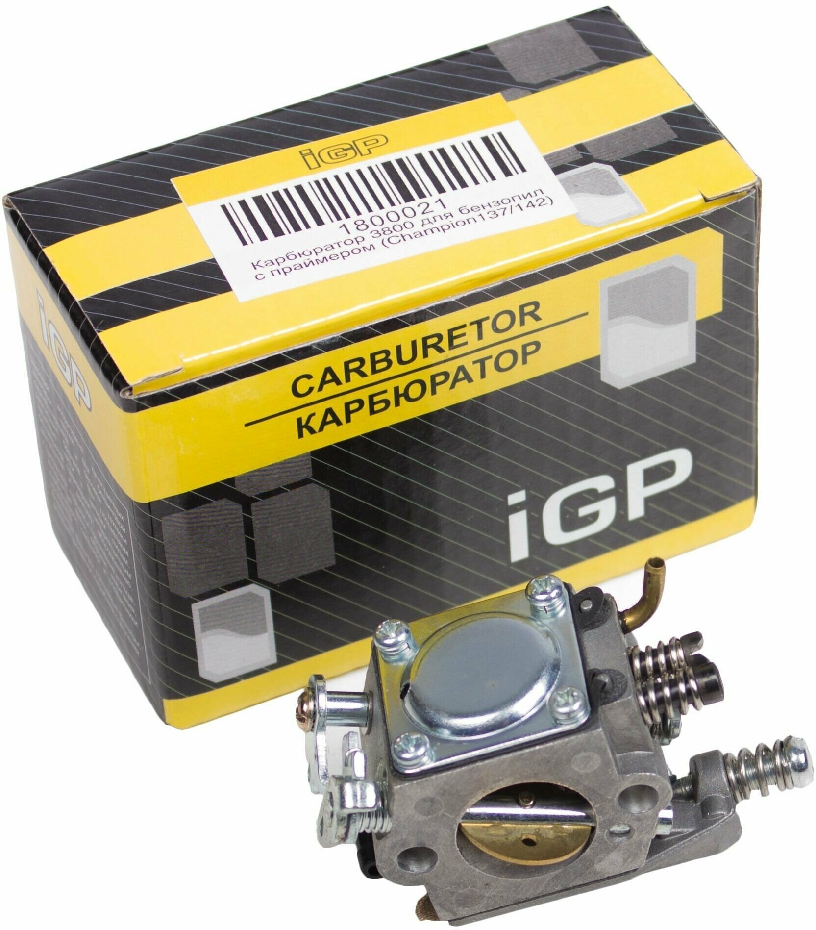Карбюратор IGP 3800 для бензопил с праймером (Champion137/142) - фотография № 9