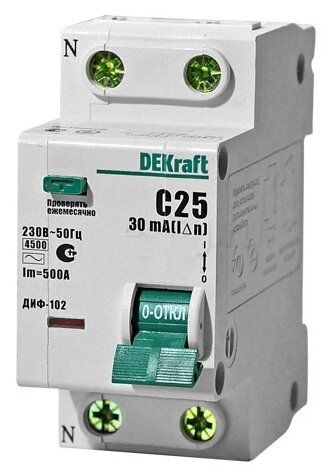 DEKraft -102    1+N 25 30  AC () 4,5