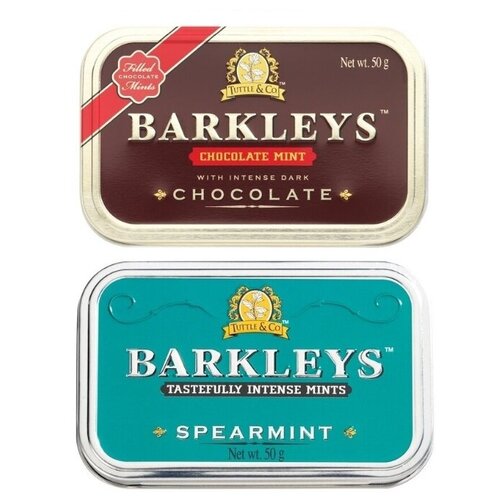 фото Набор леденцов barkleys (шоколад мята)+(мята) по 50 гр. (2 шт)