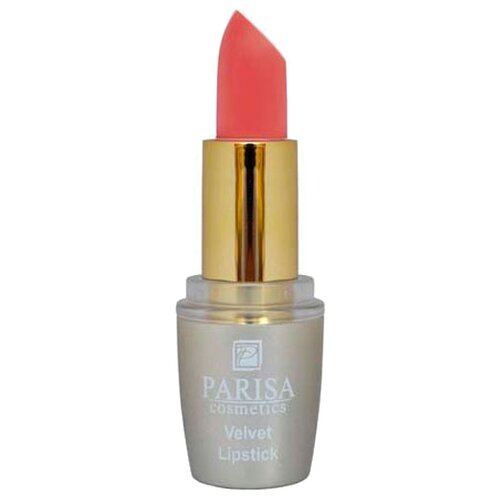 Parisa L-05-E-60 Помада губная с витамином Е Velvet Lipstick Matte, тон 60, 3.8 г