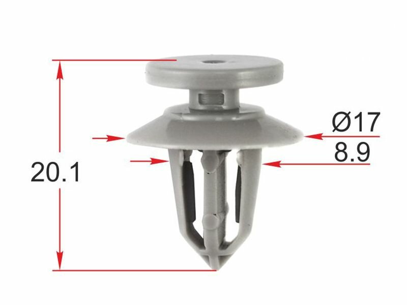 Клипса Обшивки Двери Gm (1 Шт.) Sat арт. ST-M12543