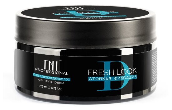 TNL Professional Гель для укладки волос Fresh Look стойкая фиксация с D-пантенолом, 200 мл