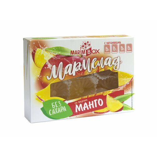 Мармелад желейный Marmbox без сахара (Манго) 200грмм