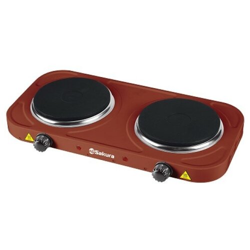 Плита электрическая Sakura 2000 Вт ПЭ-04 коричневая 179900₽