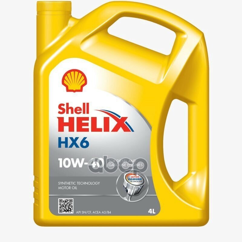 Shell Масло/Helix Hx6 10W-40, 4Л