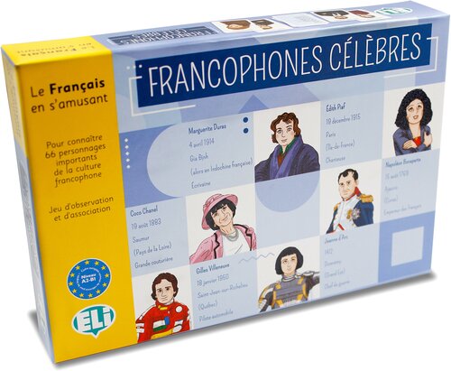 FRANCOPHONES CELEBRES (A2-B1) / Обучающая игра на французском языке 