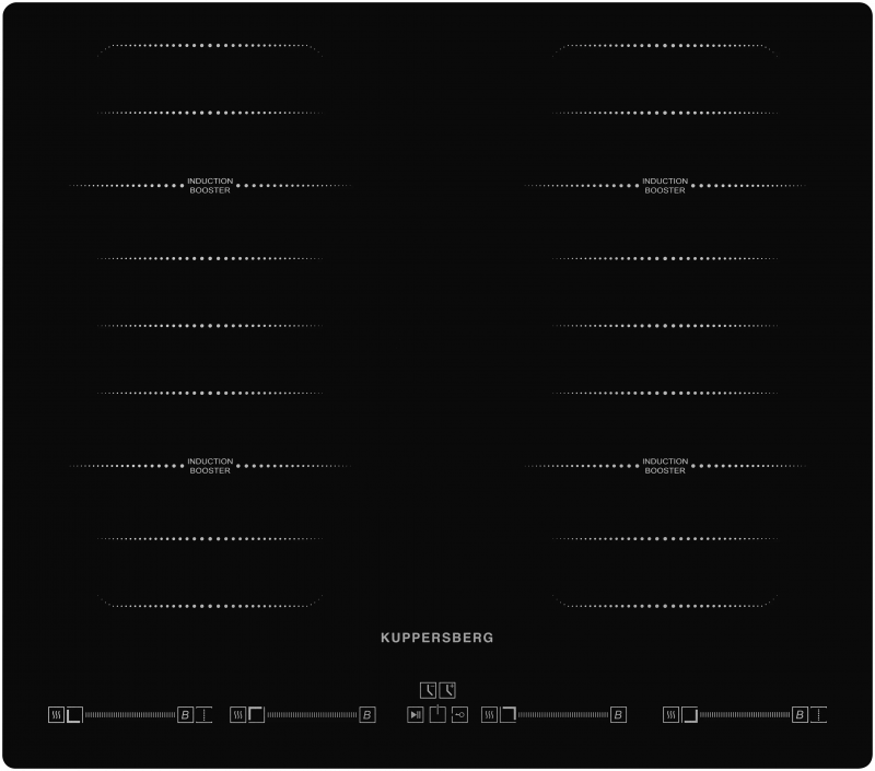 Индукционная варочная панель Kuppersberg ICS 644 чёрный