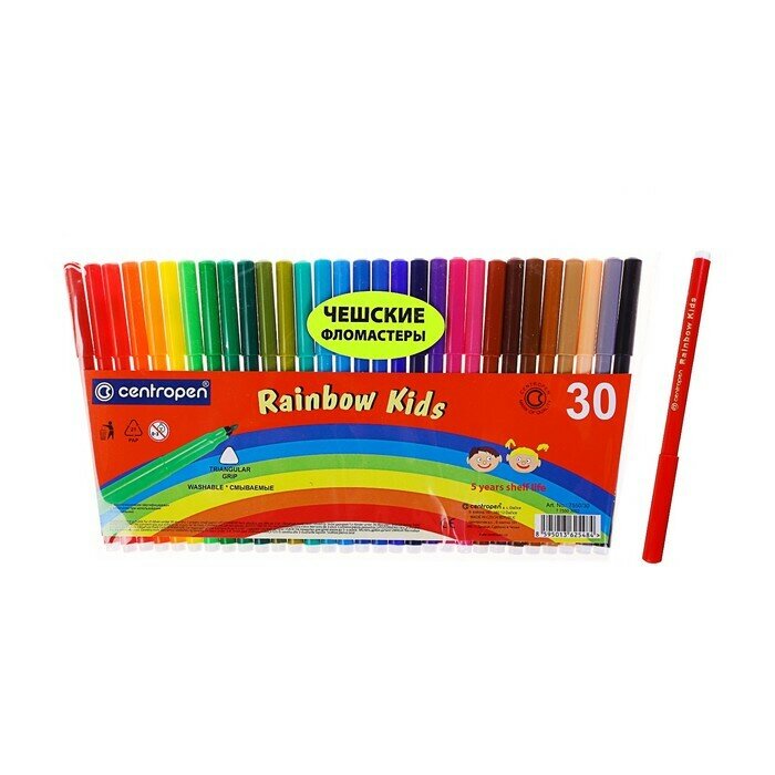 Фломастеры Centropen Colour World 30 цветов - фото №12