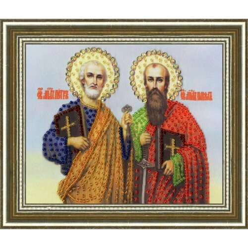 Набор для вышивания бисером Золотое Руно Святые Апостолы Пётр и Павел РТ-137