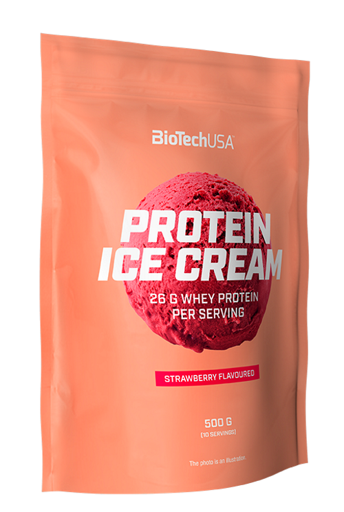 BioTechUSA Protein Ice cream 500 гр., клубника