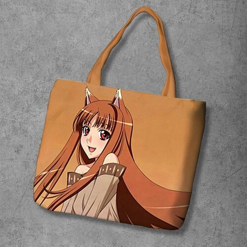 фото Сумка шоппер anime dakimakura, фактура рельефная, мультиколор