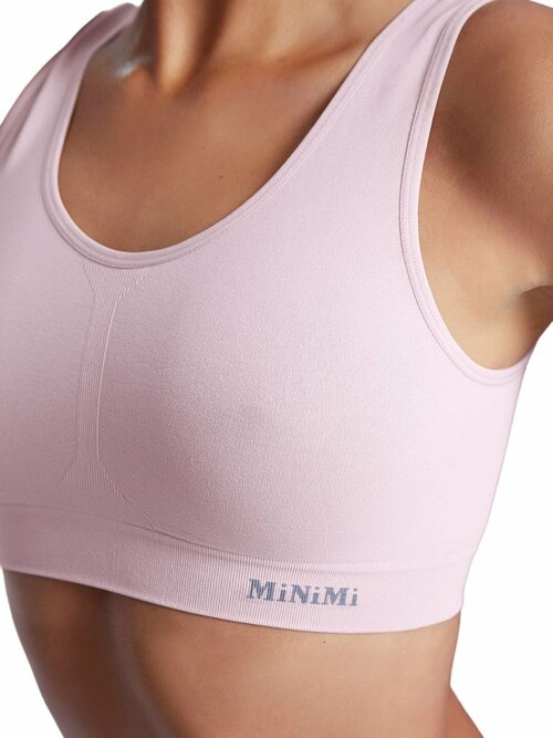 Топ MiNiMi, стрейч, размер 50/52(XL/2XL), розовый