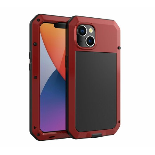 Чехол для iPhone 14 Plus, LunaTik Taktik Extreme ударопрочный цвет Satin Red чехол для iphone 15 pro max lunatik taktik extreme ударопрочный цвет satin red