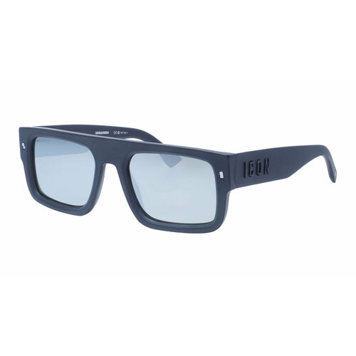 фото Солнцезащитные очки dsquared2, прямоугольные, оправа: пластик, для мужчин, черный
