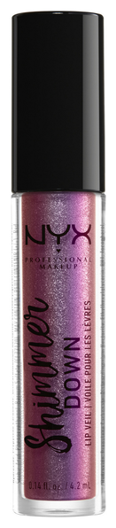 NYX professional makeup Блеск для губ Shimmer Down Lip Veil, 07 sweet mama