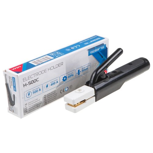 Рычажный электрододержатель Solaris H-500С черный 720₽