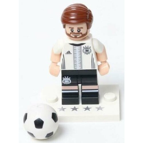 Минифигурка Лего Lego coldfb-6 Shkodran Mustafi, Deutscher Fussball-Bund / DFB (Complete Set with Stand and Accessories)