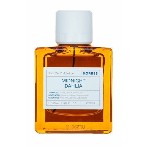 KORRES Midnight Dalia Eau de Toilette Туалетная вода жен, 50 мл туалетная вода korres midnight dalia eau de toilette 50 мл