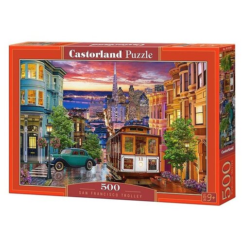 Пазл Castorland Трамвай в Сан-Франциско (В-53391), 500 дет. пазл clementoni 3000 деталей трамвай в сан франциско