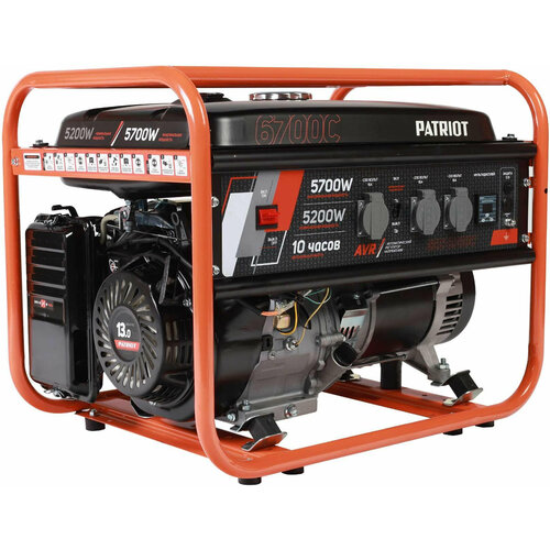 генератор бензиновый patriot grs 6700c Генератор Patriot GRS 6700C 5.7кВт
