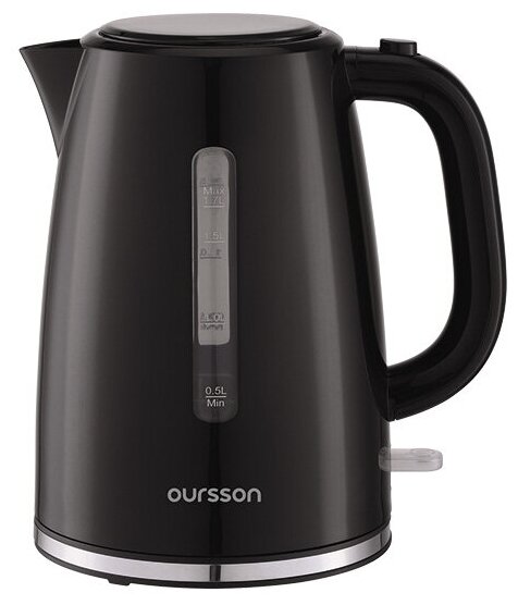Электрический чайник Oursson EK1714P/BL (Черный) - фотография № 1