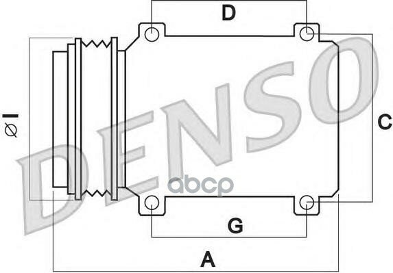 Компрессор кондиционера MINI One 1.4D DENSO DCP05022