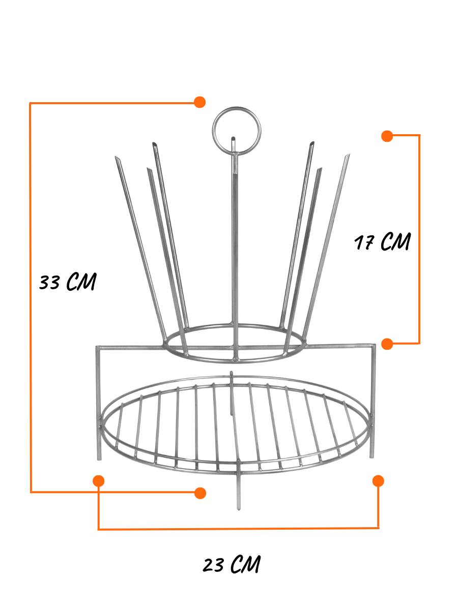 Тритон для тандыра диаметр 23см, высота 33см (Охотник, Есаул, Большой и др.) - фотография № 2