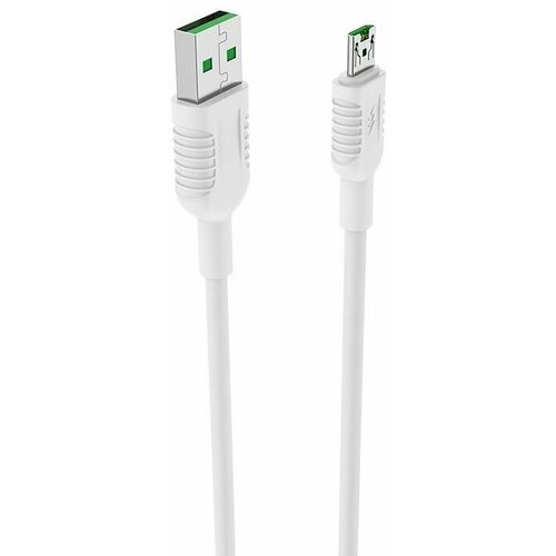 Кабель USB 4A (microUSB) 1.2м BOROFONE BX33 Белый кабель usb микро usb borofone bx33 billow 1 0м круглый 4a пвх белый