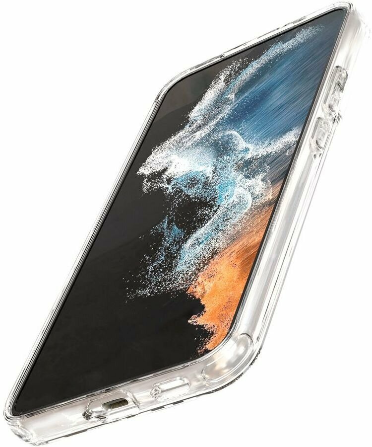 Чехол защитный VLP Crystal case для Samsung Galaxy S22+, прозрачный - фото №8